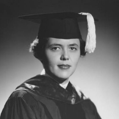 Sally Miller Gearhart Graduation Photo